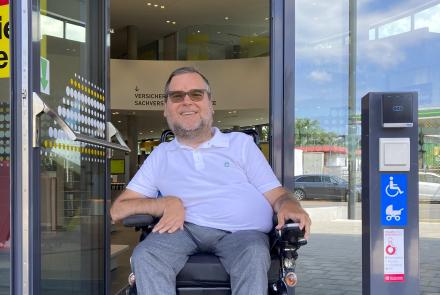 Michael Sicher am ÖAMTC Stützpunkt Wien-West